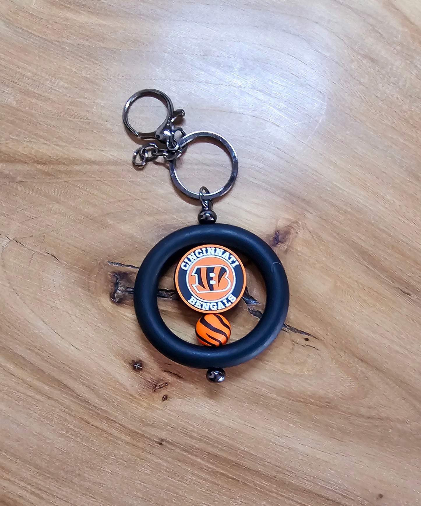 Cincinnati Bengals Ring Keychain