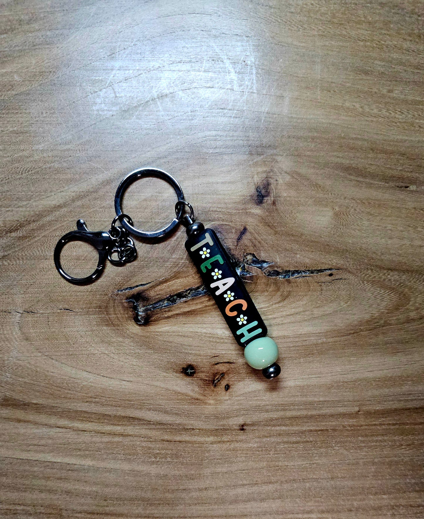 Boho Teach Keychain