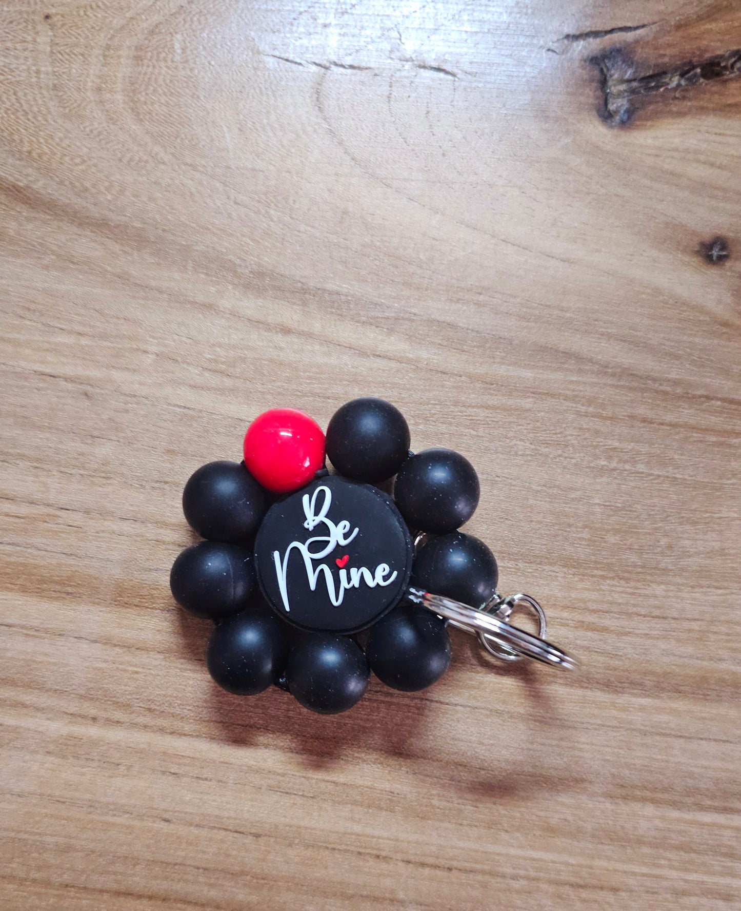 Be Mine Flower Keychain