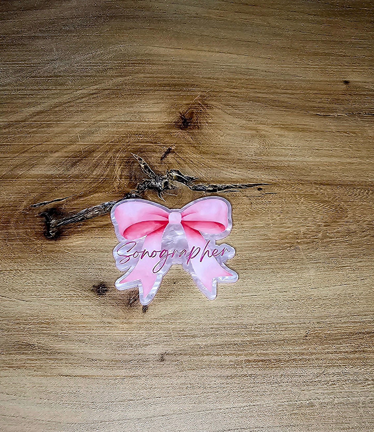 Sonographer Bow Flatback