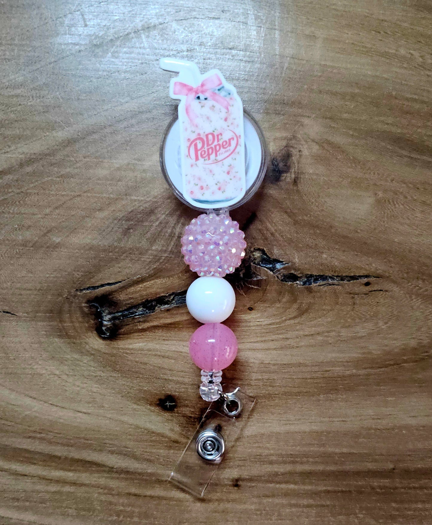 Dr. Pepper Badge Reel