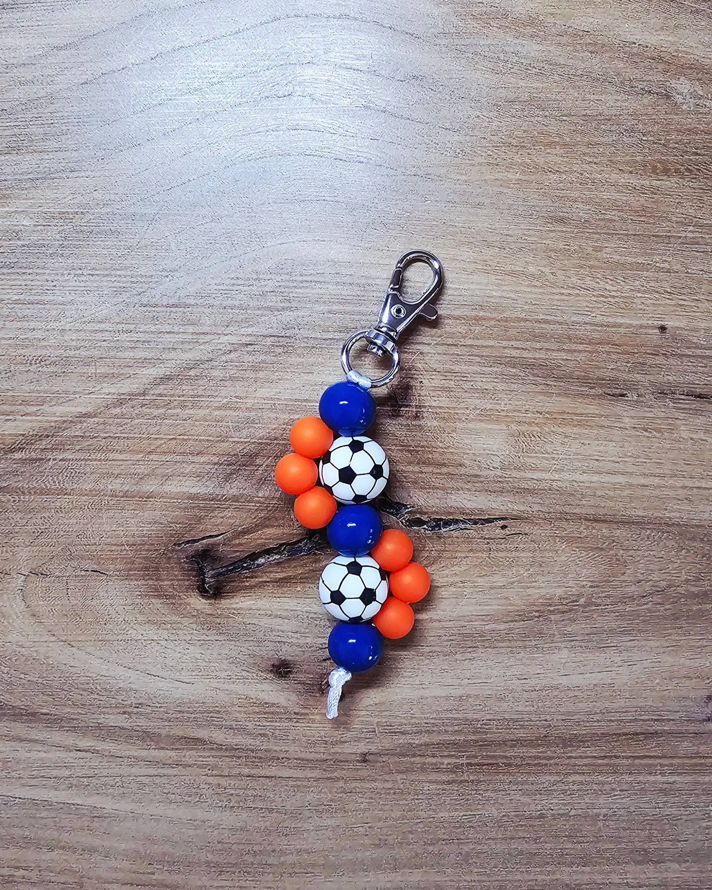 Soccer Wave Keychain