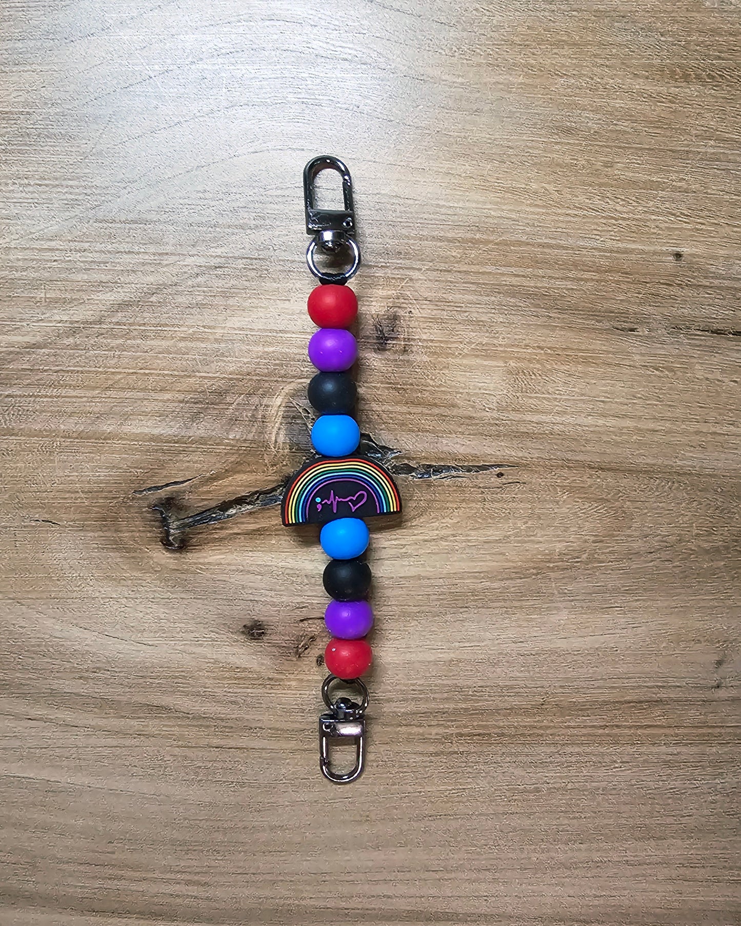 Semi-Colon Rainbow E-Reader Strap