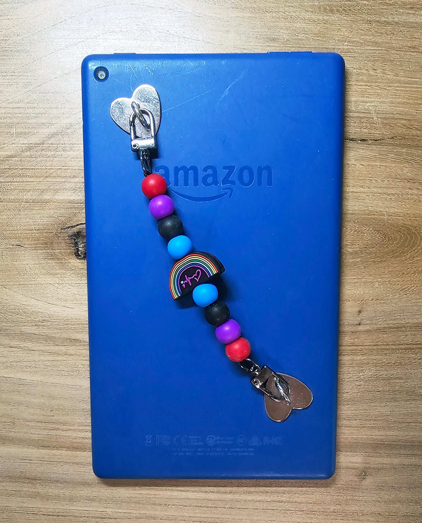 Semi-Colon Rainbow E-Reader Strap