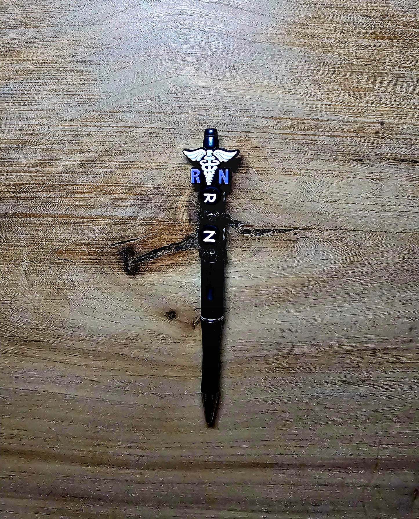 Personalized Nurse Pen | RN Beaded Pen | Custom Nurse Gift | Black Ink Medical Pen | Nurse Appreciation Gift