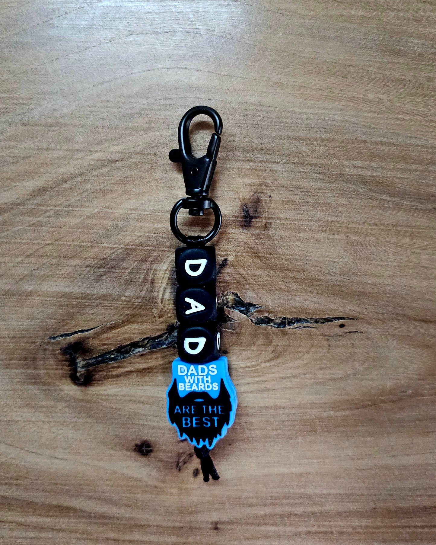 Dad's With Beards Are The Best Keychain