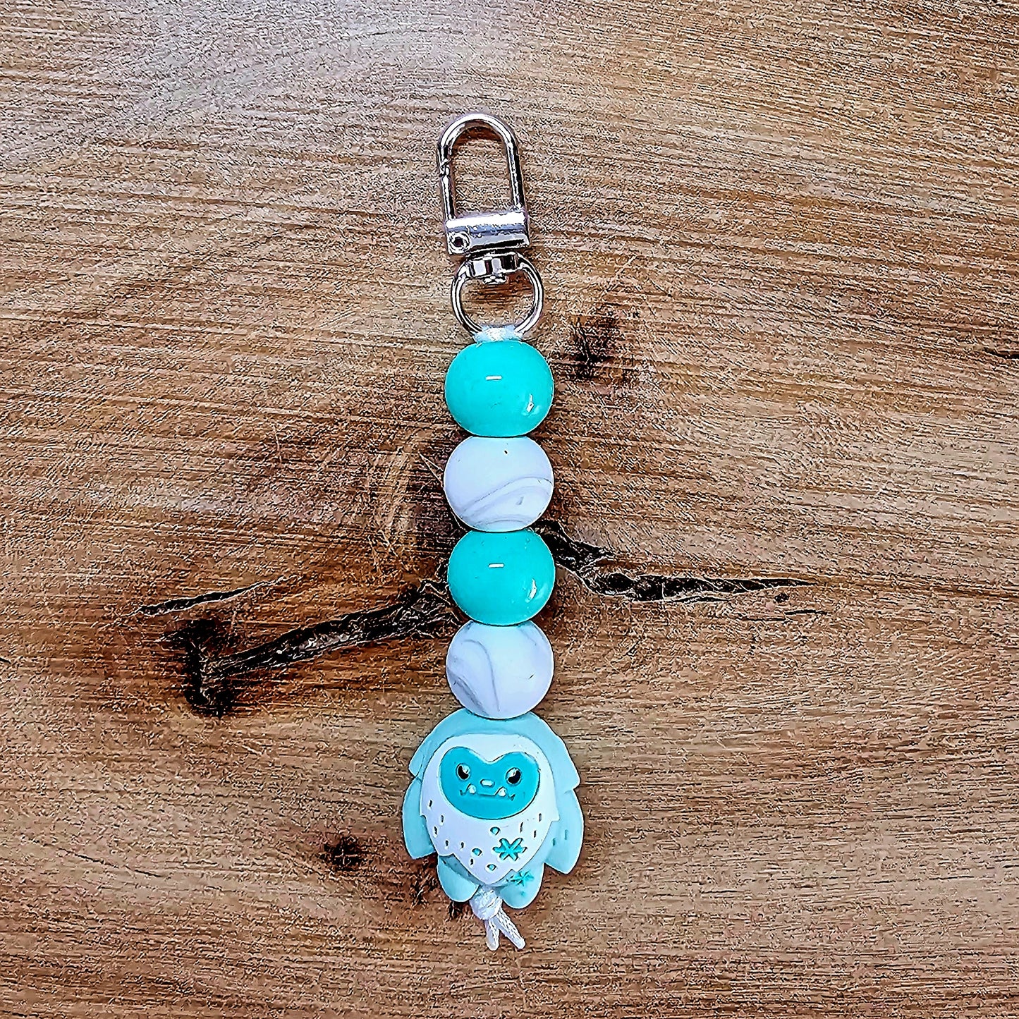 Little Yeti Monster Bagtag Keychain