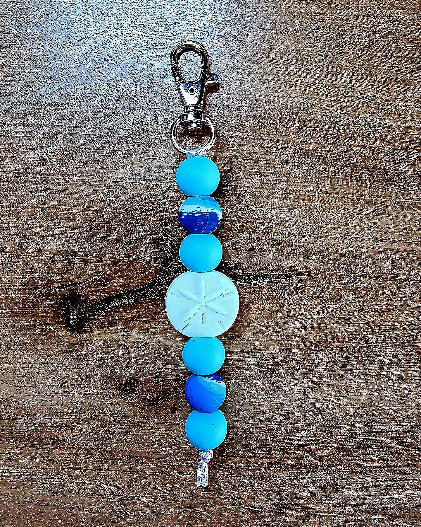 Sand Dollar Bagtag Keychain