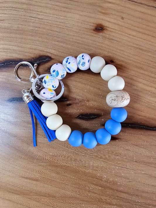 Just Breathe Wristlet Keychain