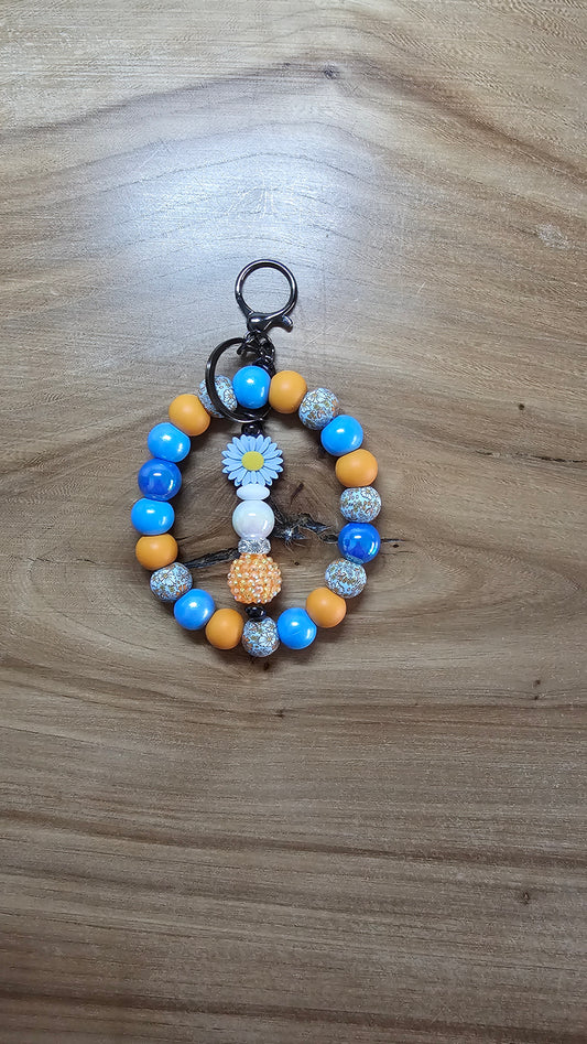 Blu Wristlet Keychain