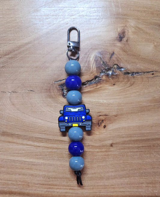 Blue Jeep Bagtag
