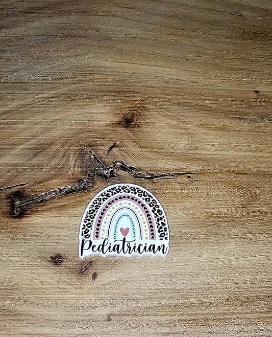 Boho Rainbow Pediatrician Flatback