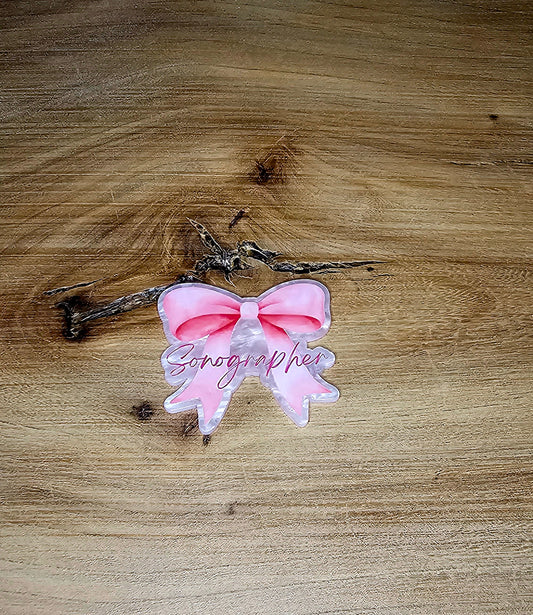 Sonographer Bow Flatback