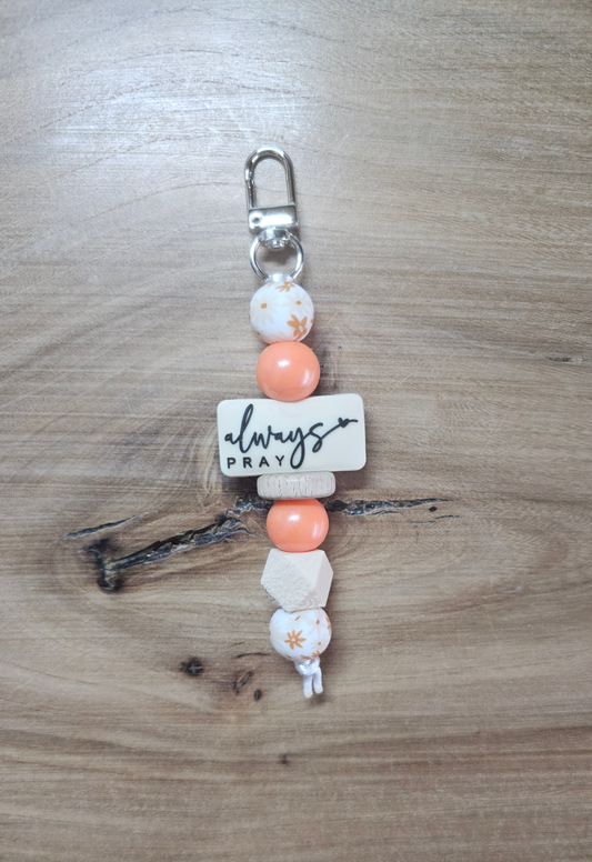 Always Pray/Never Lose Hope BagTag Keychain