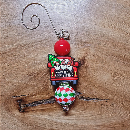 Merry Christmas Gnomes Ornament