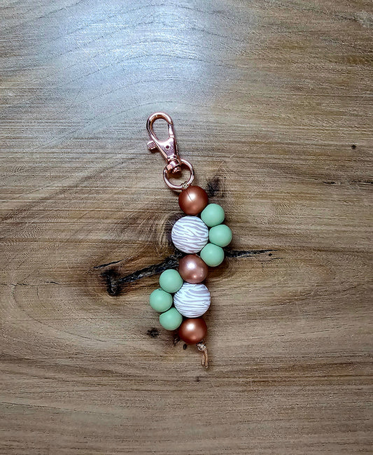 Golden Wave Keychain