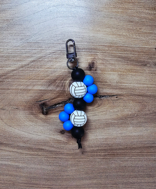 Volleyball Wave Keychain