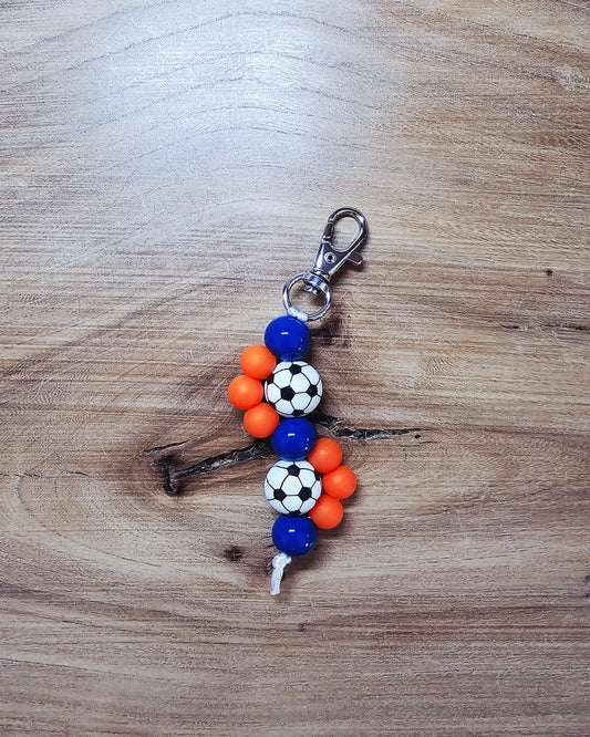 Soccer Wave Keychain