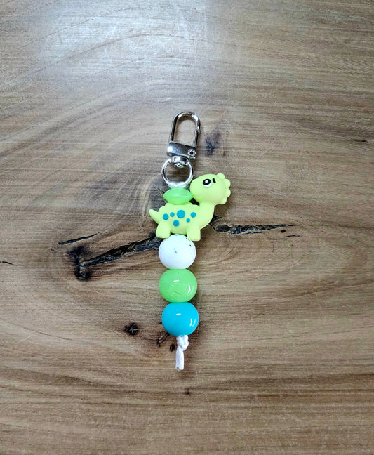 Lime Dino Zipper Buddy