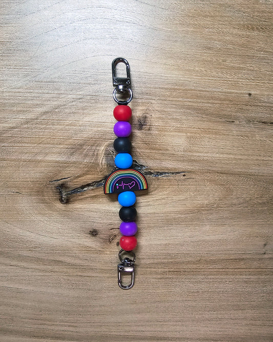 Semi-Colon Rainbow E-Reader Strap