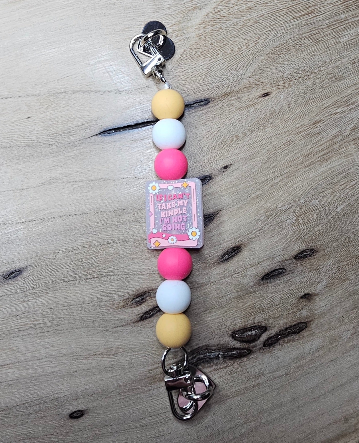 If I Can’t Take My Kindle, I’m Not Going E-Reader Strap | Handmade Book Lover Accessory