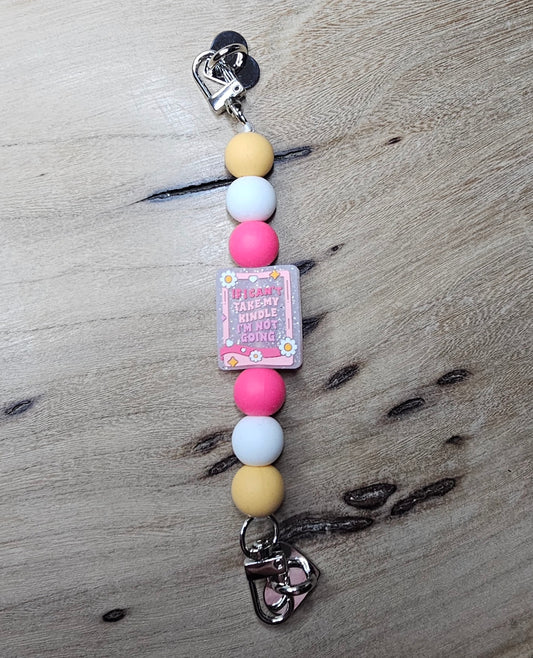 If I Can’t Take My Kindle, I’m Not Going E-Reader Strap | Handmade Book Lover Accessory