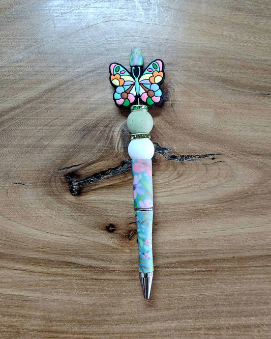 Mosaic Butterfly Pen