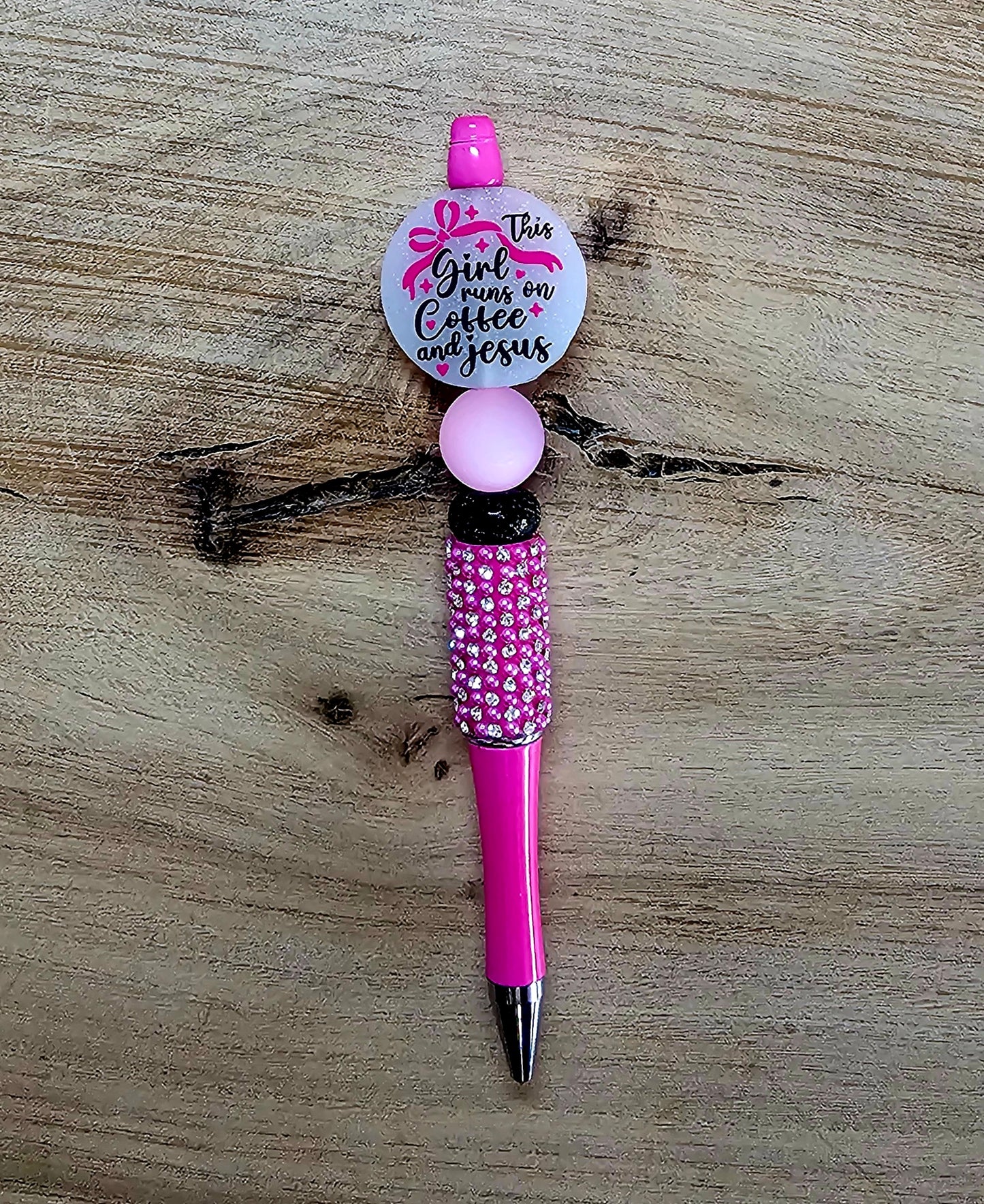 “Oh How He Loves Us” Beaded Pen | Christian Faith Pen | Inspirational Gift