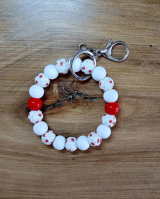Ladybug Wristlet Keychain