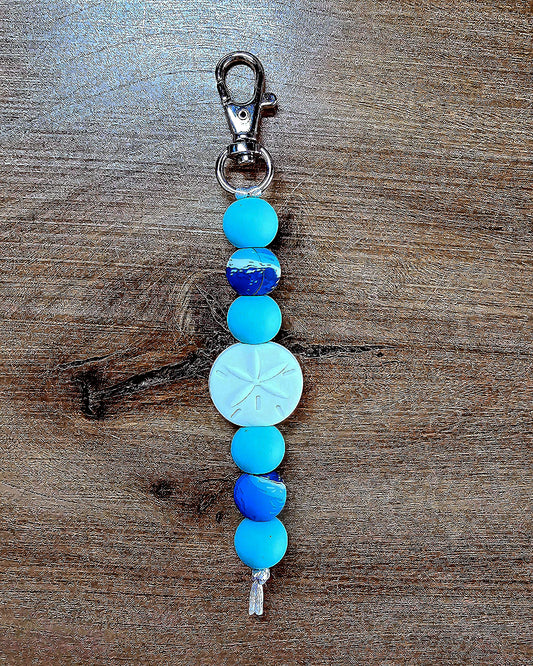 Sand Dollar Bagtag Keychain