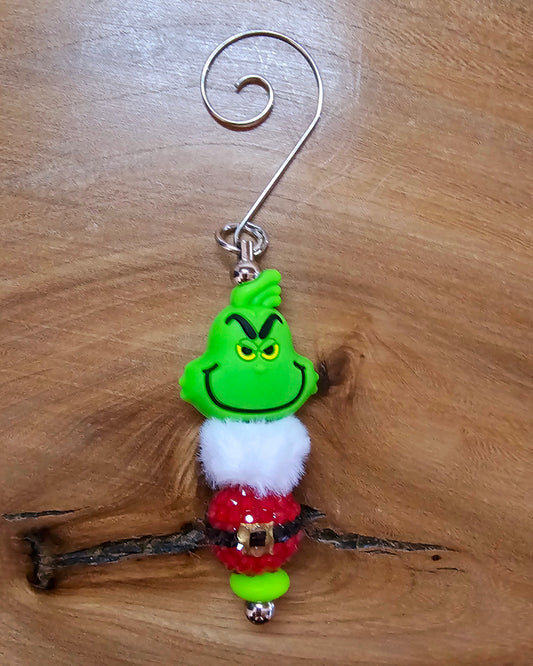Santa Grinch Ornament