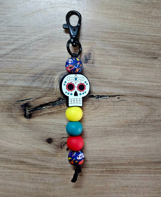 Sugar Skull Bagtag