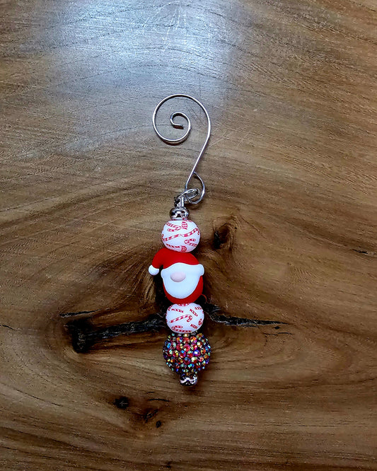 Santa Gnome Ornament